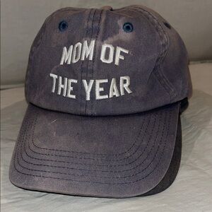 Favorite Daughter "Mom of the Year" Embroidered Baseball Cap - Navy